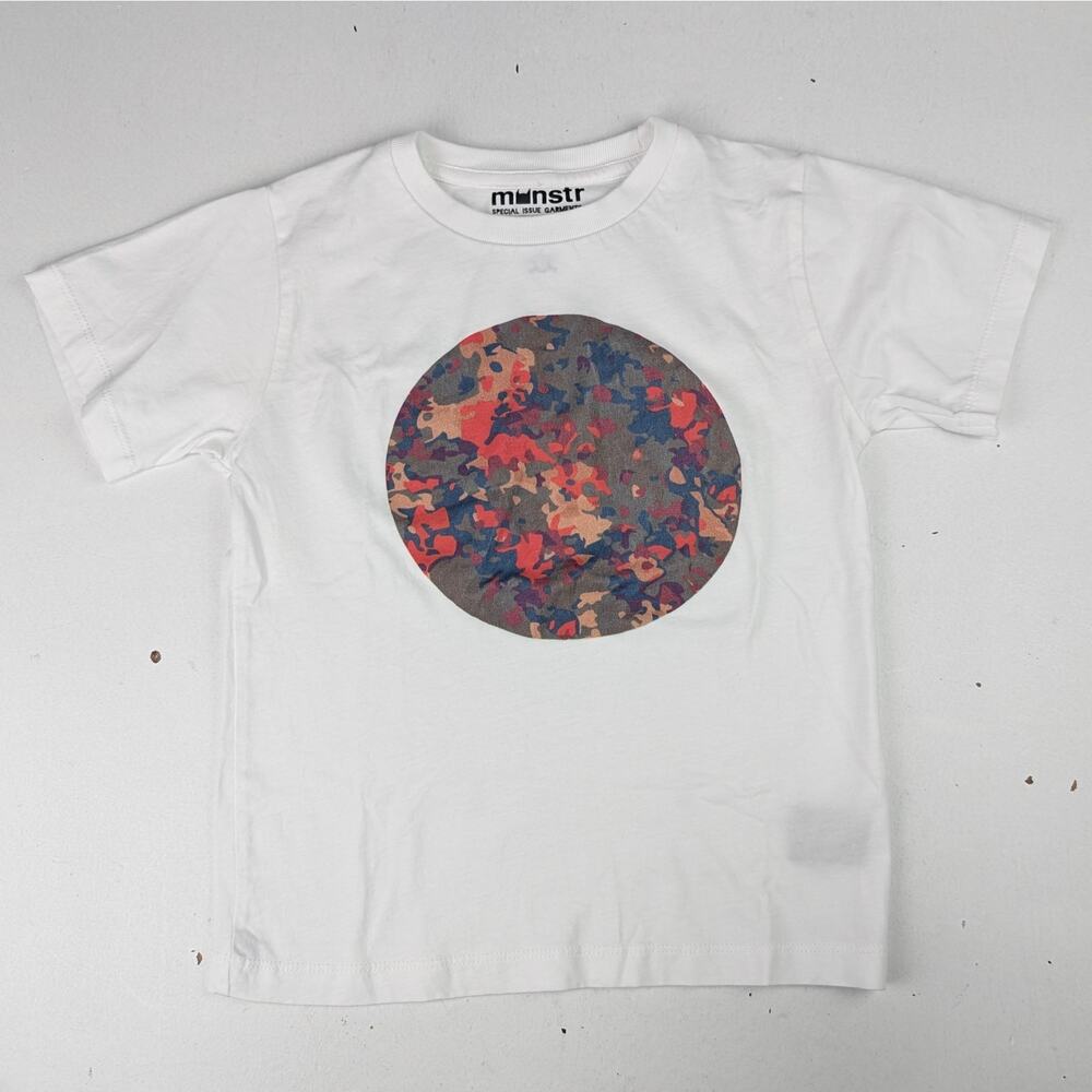 Mnstr Kids 5 White Tee - Aussie Skater Brand